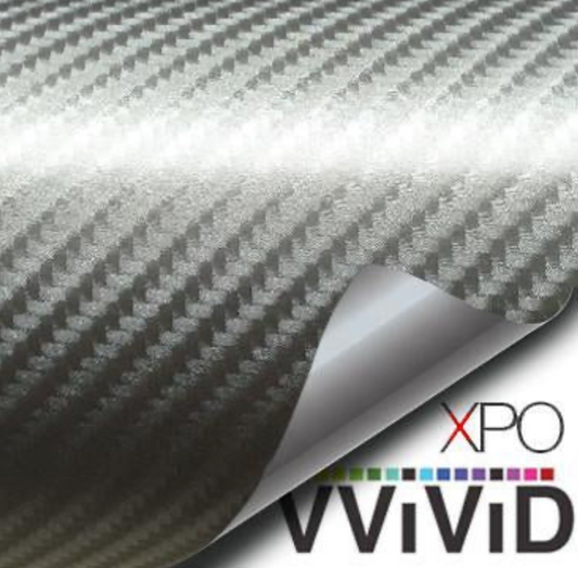 VViViD+ Dark Grey True R Carbon Fiber (Gunmetal)