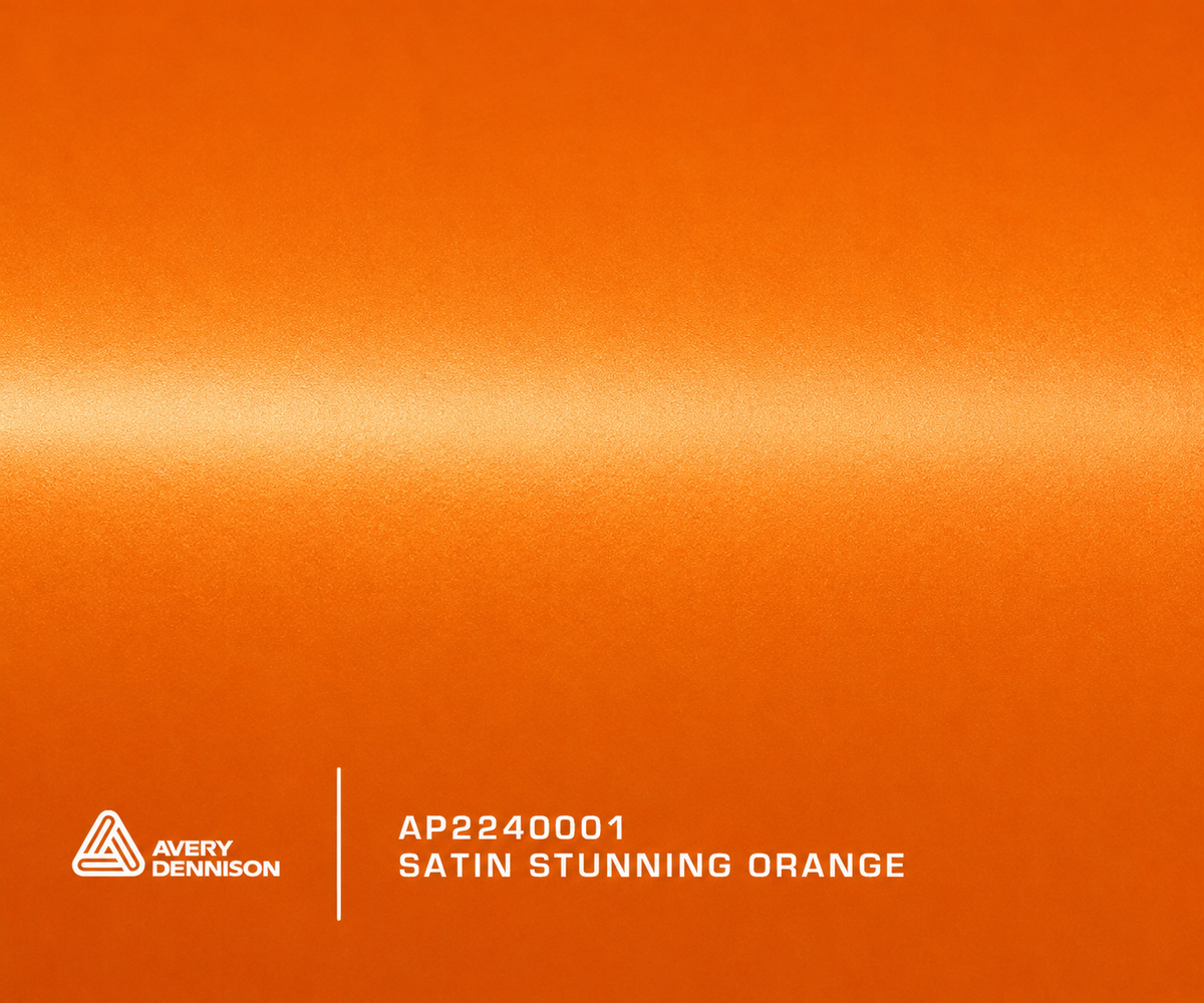 Avery SWF Satin Metallic Stunning Orange